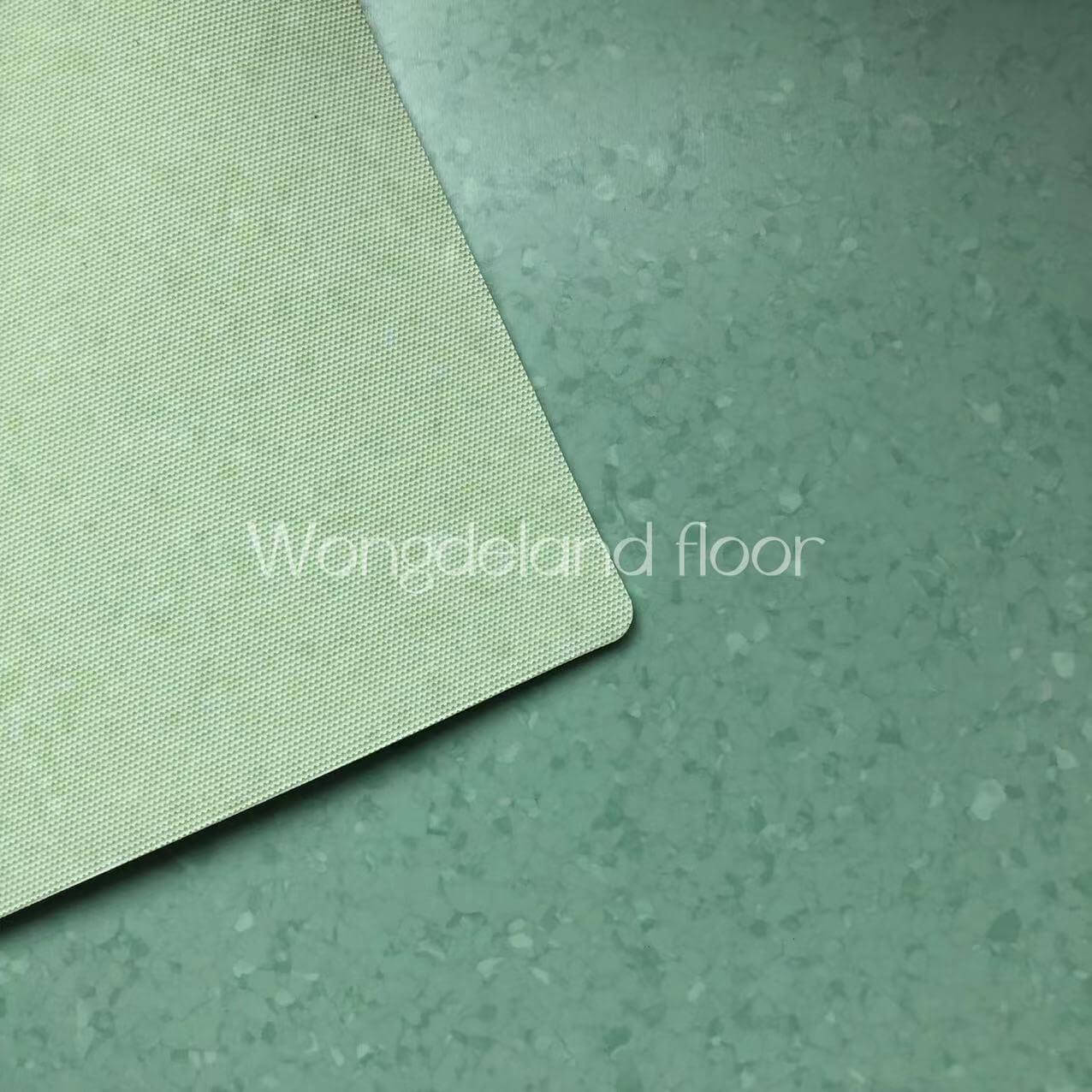 Hospital 2mm Thick Cheap Non-Directional Pattern Homogeneous Indoor Customize PVC Flooring